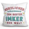 Mugffins Beekeeper Pillow with Filling, 40 x 40 cm view 1