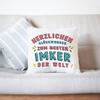Mugffins Beekeeper Pillow with Filling, 40 x 40 cm view 2