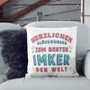 Mugffins Beekeeper Pillow with Filling, 40 x 40 cm view 3