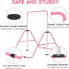 EVERYMILE Height-Adjustable Foldable Gymnastics Bar Set with Mat, Pad & Rings view 4