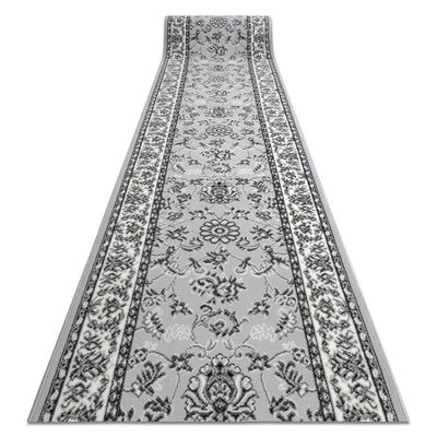 rugsx BCF MORAD Klasyk Classic Gray Runner, 120 x 910 cm