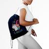 Blue Drawstring Gym Bag – I Am 8 Magical Celebration Unicorn Fantasy view 2