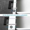 Stahlia 5-Pack Matte Black Stainless Steel Cabinet Handles, 224 mm Hole Spacing, 15 x 15 mm Profile, with Screws view 3