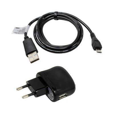 Charging Set Compatible with Sony Xperia M5 Dual, USB Cable, USB Adapter, 2000mA