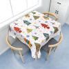 Morbuy Washable Square Tablecloth, Waterproof 3D Christmas Tree Pattern, 59 x 59 in, Pine Tree view 3
