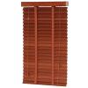 DLLY Horizontal Venetian Blinds, Natural Solid Linden Wood, 50 mm Slats, 90 x 100 cm view 1