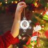 Baking Dessert Food Christmas Ornament for Kids, Chocolate-Frosted Donut Christmas Stocking Filler Gift, Eat Drink And Be Merry Christmas Tree Decoration view 4
