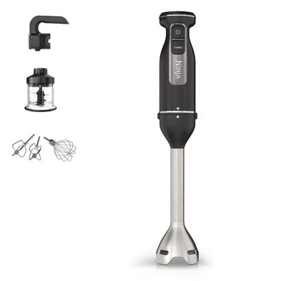 Ninja Foodi 3-in-1 Immersion Blender, Hand Mixer & Chopper, 850W, Black CI100EU