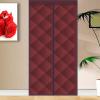 Magnetic Thermal Door Curtain, Cold and Heat Protection, Waterproof, Red, 190 x 250 cm view 1