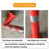 COTBY 2-Pack Plastic Parking Bollards, 750 × 80 mm view 2