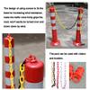 COTBY 2-Pack Plastic Parking Bollards, 750 × 80 mm view 3