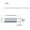 YIJIAN 1-Piece Steel Extension Spring for Garage and Industrial Applications, 3.6 mm Wire Diameter, 32 mm Outer Diameter, 200 mm Length view 3
