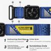 ULTIMAL Band Compatible with Apple Watch Series 11–1, SE3/SE2/SE, Ultra 3/2/1, Hook-and-Loop Nylon Sport Band, Blue, 38/40/41/42 mm view 4