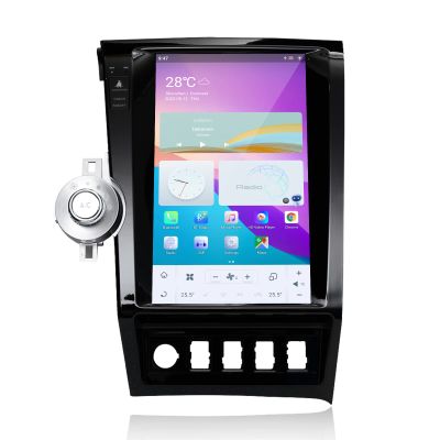 MOOKAKA Android 11 Tesla-Style 2-DIN Radio for Toyota Tundra 2007–2013, GPS Navigation, Wireless CarPlay, DSP, 13.6-Inch IPS Touchscreen, 8+128GB