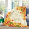 Cozy Blanket 80 x 150 cm, 3D Autumn Maple Leaf Flannel Fleece Throw view 2