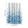 Rifuli Waterproof Polyester Fabric Shower Curtain Liner, White, Machine Washable, Hotel Quality (D, One Size) view 3