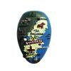Sweden Map-Style Refrigerator Magnet, Hand-Painted 3D Travel Souvenir view 1