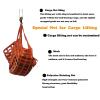 GUODDM Suspended Cargo Lifting Net, Flat Polyester Net, 0.3–3.5 Tons, 3 × 3 m, 15 cm Mesh, 2-Ton Capacity view 3