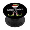 Social Studies Elf Christmas Gnome PopSocket with Interchangeable PopGrip view 1