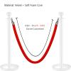 Velvet Queue Barrier Rope, Orange, 140 cm/4.6 ft view 2