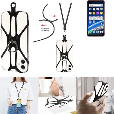 K-S-Trade 3-in-1 Phone Lanyard and Ring for Oppo F7 Youth