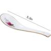 HIHELO 10-Piece Bone China Soup Spoon Set, 5.3-Inch view 2