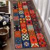 Siunwdiy Moroccan Vintage Patchwork Hallway Runner, Red, 60 x 250 cm view 1