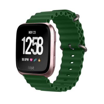 AireWiki Sport Replacement Band Compatible with Fitbit Versa 2, Versa Lite, Versa 3 & Sense, Green