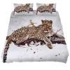 3-Piece Queen Duvet Cover Set, Breathable Tencel, Leopard Print view 2