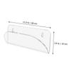 STOBAZA Acrylic Skateboard Wall Mount with Screw Set view 2