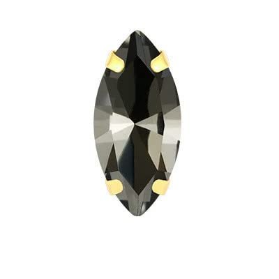 XINGMA Horse-Eye Colorful Sew-On Rhinestones with Gold-Claw Glass Crystals