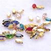 XINGMA Horse-Eye Colorful Sew-On Rhinestones with Gold-Claw Glass Crystals view 3