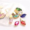 XINGMA Horse-Eye Colorful Sew-On Rhinestones with Gold-Claw Glass Crystals view 4