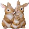 EdirFtra Resin Rabbit Garden Statue view 1