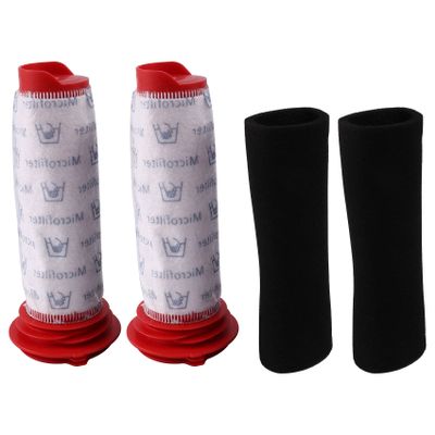 Nicfaky Washable Main Filter + Foam Insert for Athlet Vacuum Cleaners (2 pcs.)