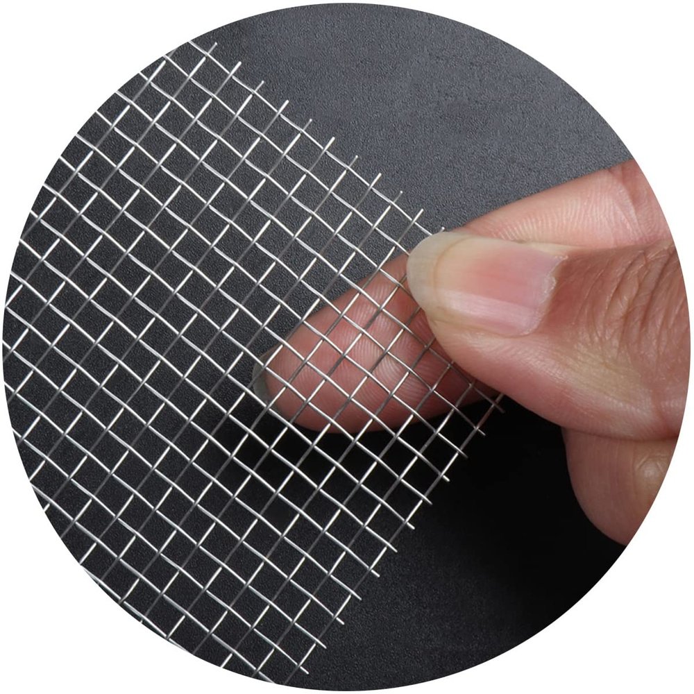 PROEPP 304 Stainless Steel Mesh, 5 Mesh, Cuttable Filter Screen for Ventilation, Airbricks, Drainage and Gardens, Silver, 1 x 7 m