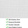 PROEPP 304 Stainless Steel Mesh, 5 Mesh, Cuttable Filter Screen for Ventilation, Airbricks, Drainage and Gardens, Silver, 1 x 7 m view 2