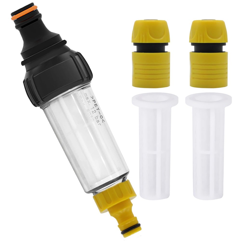 3/4-Inch Garden Hose Water Filter for Pumps and Pressure Washers