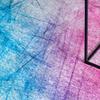 Mazovia Gro Area Rug 160 x 230 cm, Blue and Pink, Abstract Style view 4