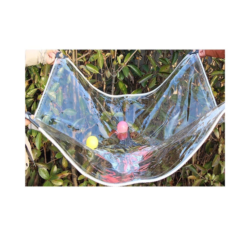 QWEASDF Waterproof Transparent PVC Tarp, 0.8 x 1 m
