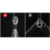 QWEASDF Waterproof Transparent PVC Tarp, 0.8 x 1 m view 4