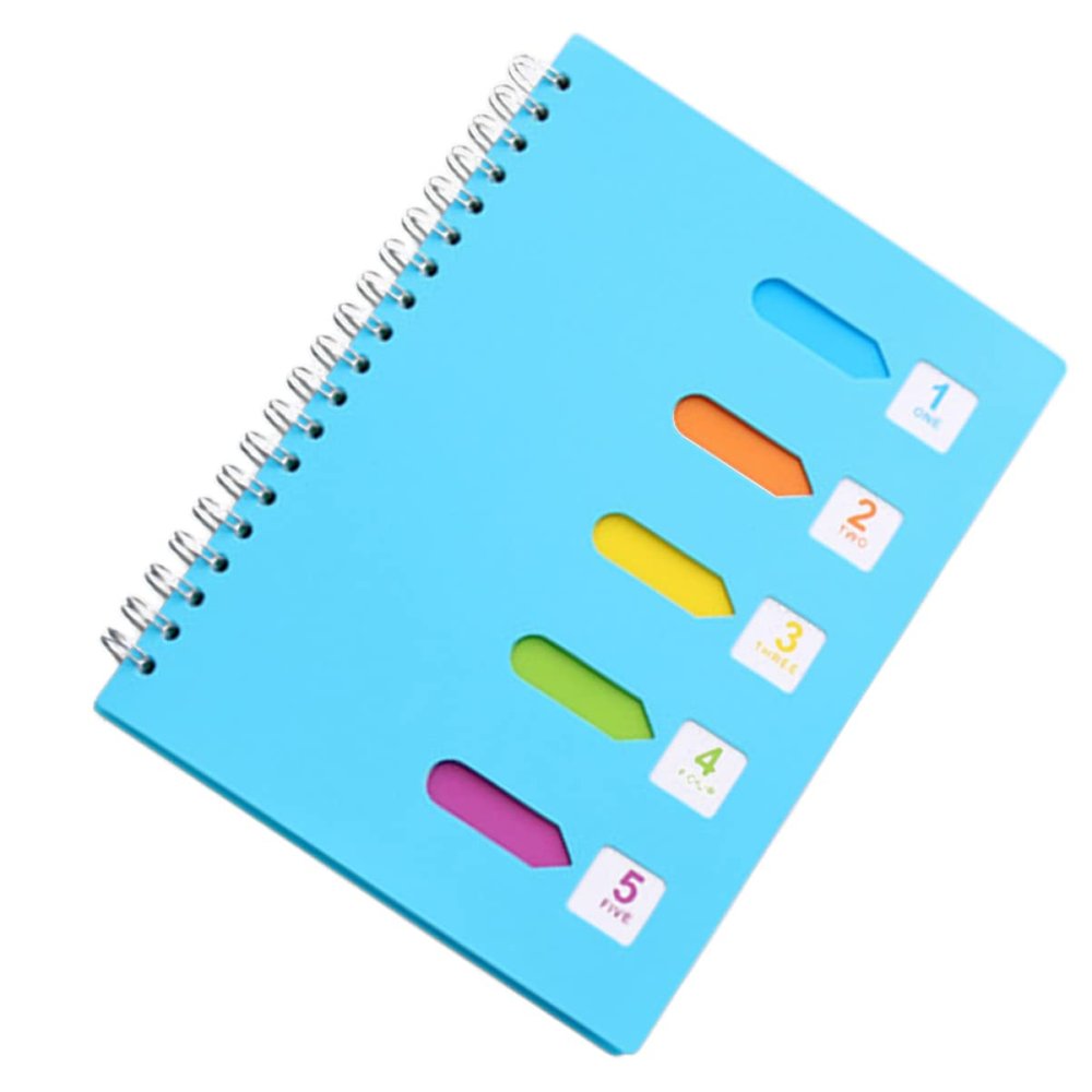 STOBOK Blue Side-Spiral Notebook for Students