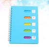 STOBOK Blue Side-Spiral Notebook for Students view 3