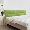 DHOME Plain Upholstered Headboard with Buttons, DUAL Split Design, High Range (Green Faux Leather, 180 cm, for 180/190 cm Beds) view 1