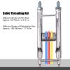 Cable Insertion Aid for Junction Boxes, Non-Slip Sawtooth Tool, 45 Steel, Compact view 3