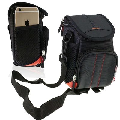 Navitech Black Camera Shoulder Bag for Nikon 1 AW1 14.2 MP HD Camera