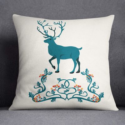 Questo Casa Decorative Pillow Cover for Sofa, Café, Gray, 45 x 45 cm, Designed and Made in Turkey