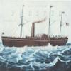 Zitas Creative A4 Rice Paper – Steamship Design, Straw Silk Decoupage Paper view 1