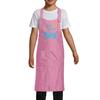 Fabulous Pink Kids' Apron with 2 Pockets – 9th Birthday Boy Party Gift, Top Quality view 3