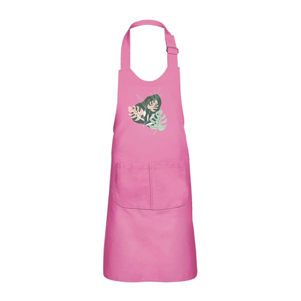 Fabulous Kids' Kitchen Apron, 2 Pockets, Pink